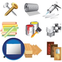 representative building materials - with CO icon