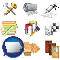 representative building materials - with Iowa icon