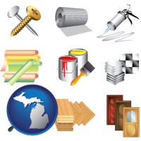 representative building materials - with MI icon