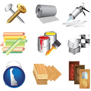 representative building materials - with Delaware icon