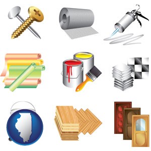 representative building materials - with Illinois icon