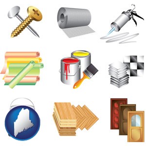 representative building materials - with Maine icon