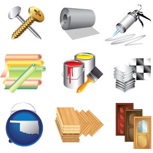 representative building materials - with Oklahoma icon