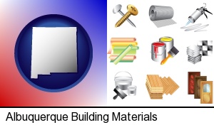 Albuquerque, New Mexico - representative building materials