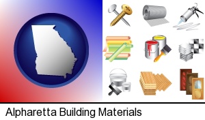 Alpharetta, Georgia - representative building materials