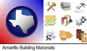 Amarillo, Texas - representative building materials