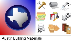 Austin, Texas - representative building materials