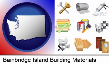representative building materials in Bainbridge Island, WA