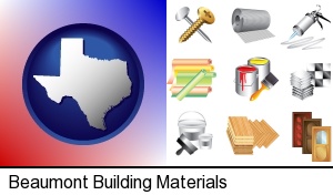 Beaumont, Texas - representative building materials