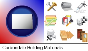 Carbondale, Colorado - representative building materials