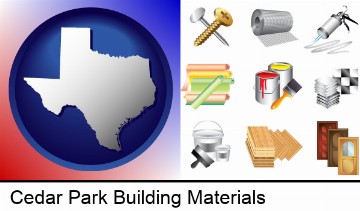 representative building materials in Cedar Park, TX