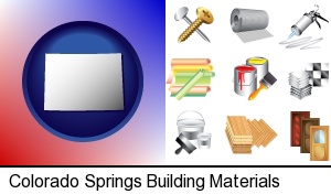 Colorado Springs, Colorado - representative building materials