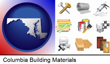 representative building materials in Columbia, MD