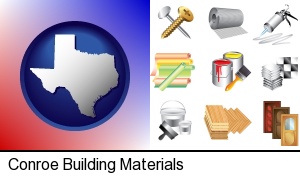 representative building materials in Conroe, TX