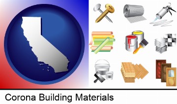 representative building materials in Corona, CA
