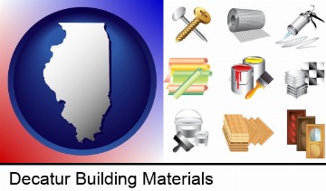 representative building materials in Decatur, IL