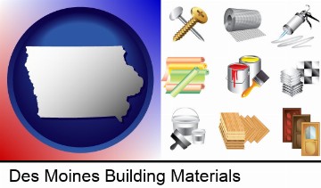 representative building materials in Des Moines, IA