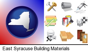 East Syracuse, New York - representative building materials