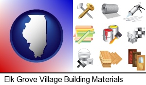 Elk Grove Village, Illinois - representative building materials