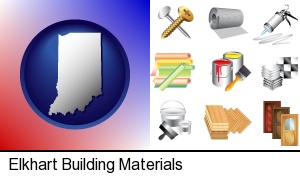 Elkhart, Indiana - representative building materials