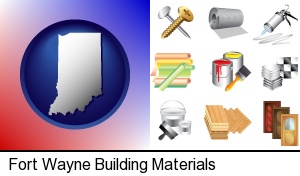 Fort Wayne, Indiana - representative building materials