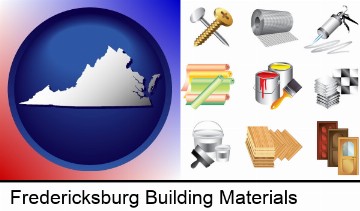 representative building materials in Fredericksburg, VA