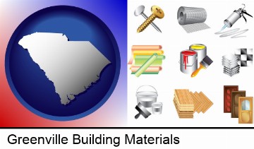 representative building materials in Greenville, SC