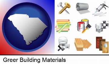 representative building materials in Greer, SC