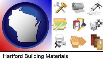 representative building materials in Hartford, WI