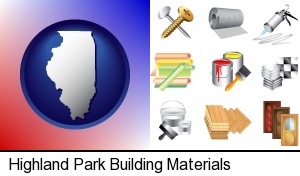 representative building materials in Highland Park, IL