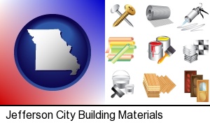 Jefferson City, Missouri - representative building materials