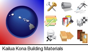 representative building materials in Kailua Kona, HI