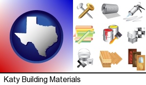 Katy, Texas - representative building materials