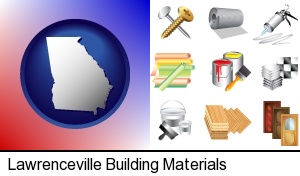 Lawrenceville, Georgia - representative building materials