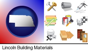 Lincoln, Nebraska - representative building materials