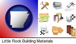 Little Rock, Arkansas - representative building materials