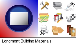 Longmont, Colorado - representative building materials