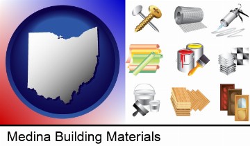representative building materials in Medina, OH