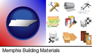 Memphis, Tennessee - representative building materials