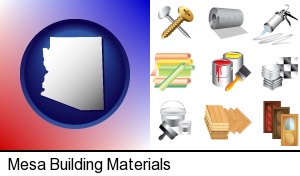 Mesa, Arizona - representative building materials