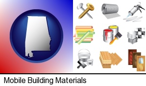 Mobile, Alabama - representative building materials