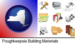 Poughkeepsie, New York - representative building materials