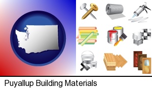 Puyallup, Washington - representative building materials