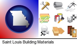 Saint Louis, Missouri - representative building materials