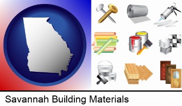 representative building materials in Savannah, GA