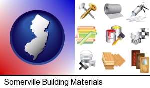 Somerville, New Jersey - representative building materials