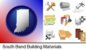 South Bend, Indiana - representative building materials