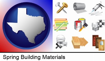 representative building materials in Spring, TX