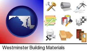 Westminster, Maryland - representative building materials