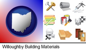 Willoughby, Ohio - representative building materials